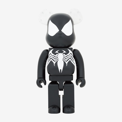 BEARBRICK SPIDER-MAN BLACK COSTUME 베어브릭 스파이더맨 블랙 코스튬 1000％