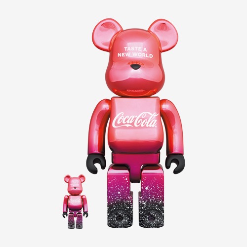 BEARBRICK Coca-Cola Creations 베어브릭 코카콜라 크리에이션 400％+100%